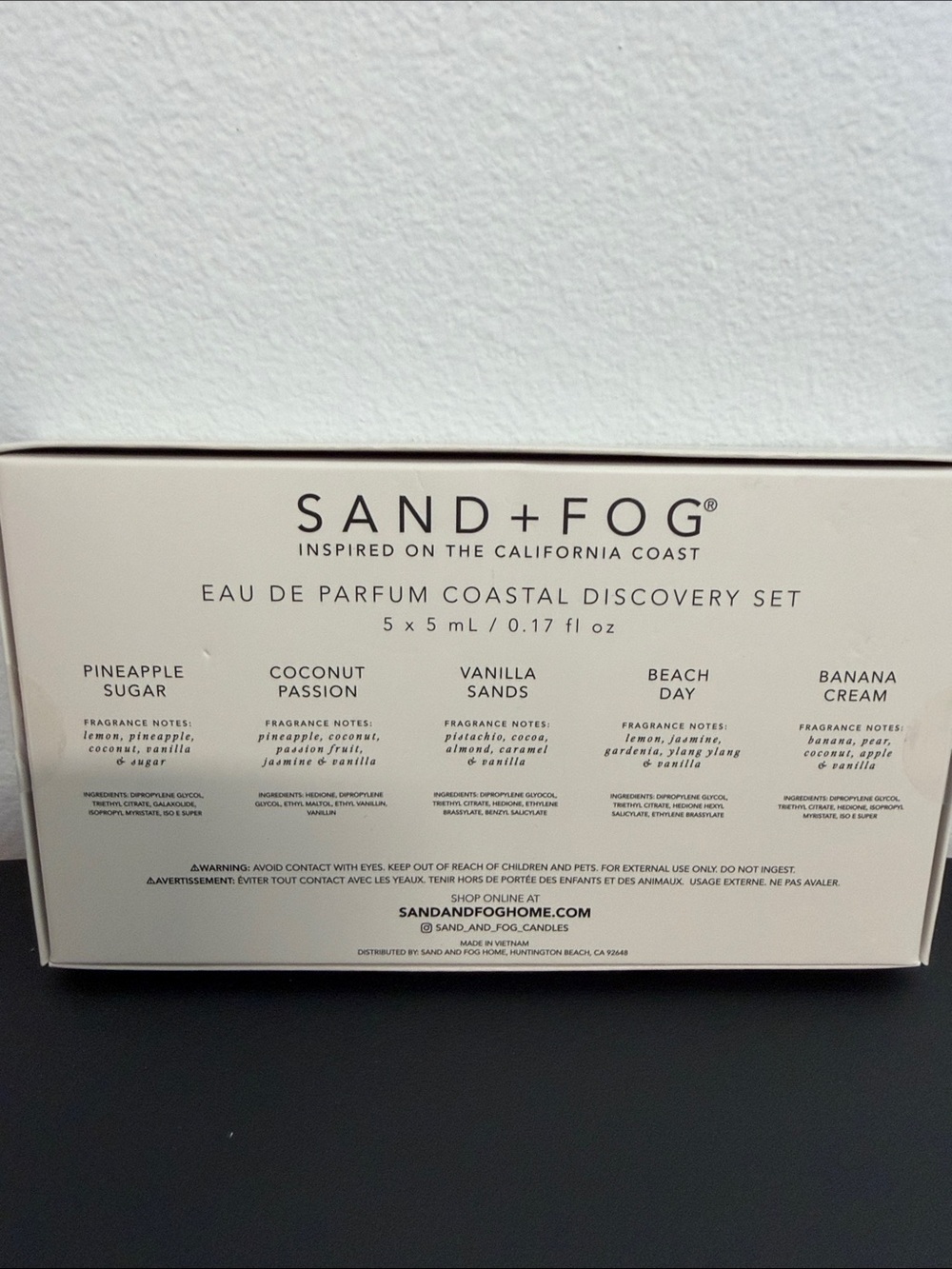 SAND+FOG | Discovery Set ~ Inspired By The California Coast Perfume Oil Set - Picture 4 of 7